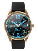 SMARTWATCH MĘSKI G. Rossi SW012-4 gold/black + dodatkowa BRANSOLETA (sg007d)