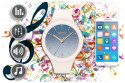 SMARTWATCH DAMSKI GRAVITY GT14-1 - ROZMOWY BLUETOOTH, WŁASNE TARCZE (sg026a)