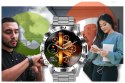 SMARTWATCH MĘSKI GRAVITY GT20-2 - AMOLED, DODATKOWY PASEK (sg024b)