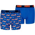 Bokserki dla dzieci Puma Printed Boxer 2P niebieskie 938303 02