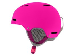 Kask zimowy GIRO CRUE matte bright pink roz. M (55.5-59 cm) (NEW 2024/2025)