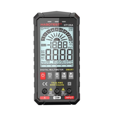 Cyfrowy multimetr uniwersalny Habotest HT126A Cyfrowy multimetr uniwersalny Habotest HT126A