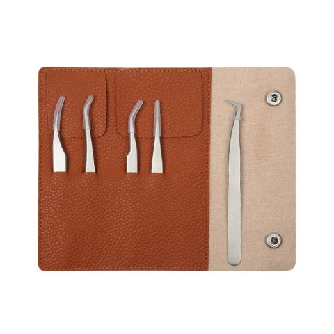 Zestaw pęset JIMI Home JM-G2305, 5 sztuk + etui Zestaw pęset JIMI Home JM-G2305, 5 sztuk + etui