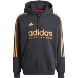 Bluza męska adidas House of Tiro Nations Pack Hoodie czarno-złota IW8869