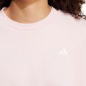 Bluza damska adidas Essentials Small Logo Feel Cozy jasnoróżowa IX7954