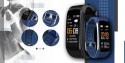 Smartband Giewont Fit&GO Duo GW200-6 - Black + Pasek Smart Navy