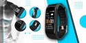 Smartband Giewont Fit&GO Duo GW200-7 - Black + Pasek Sky Blue