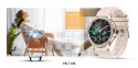 Smartwatch Damski Veltori VT320-1 Złota Bransoleta + Różowy Pasek Silikonowy