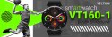 Smartwatch Veltori VT160-1 Czarny Pasek Silikonowy