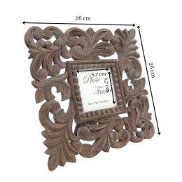 Drewniana ramka na zdjęcia Orient - 29728 - format zdjęcia 10x10cm