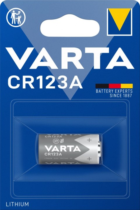 BATERIA LITOWA 3V CR123A (6205) VARTA 1szt