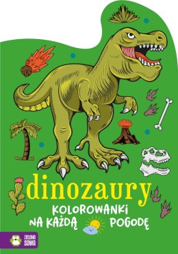 Kolorowanki na każdą pogodę. Dinozaury