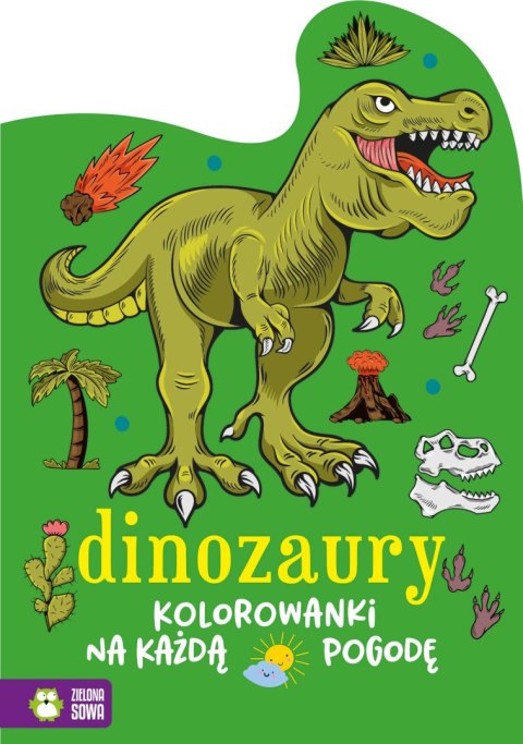 Kolorowanki na każdą pogodę. Dinozaury