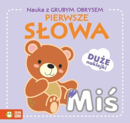 Nauka z grubym obrysem. Pierwsze słowa