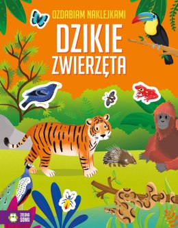 Ozdabiam naklejkami. Dzikie zwierzęta