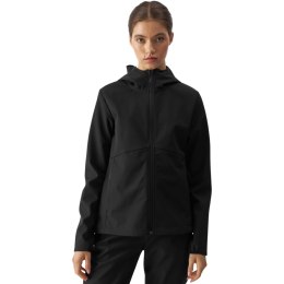 Kurtka damska softshell 4F F285 głęboka czerń 4FWAW24TSOFF285 20S