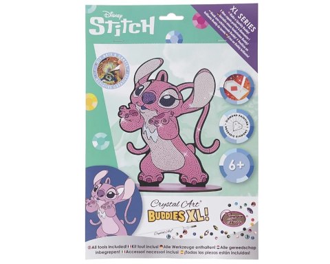 Mozaika diamentowa 2D, 2 ass. Stich | Crystal Art Buddies XL