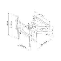 UCHWYT DO TV LCD/LED AR-65 ART 32-80