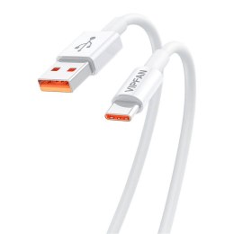 Kabel USB do USB-C VFAN X17, 6A, 1.2m (biały)