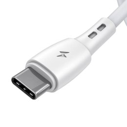 Kabel USB do USB-C VFAN Racing X05, 3A, 3m (biały)