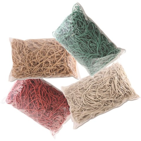Gumki recepturki Office Products 1kg śr.130mm zielone Gumki recepturki Office Products 1kg śr.130mm zielone
