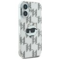 Karl Lagerfeld IML Choupette Head Electroplated - Etui iPhone 16 (przezroczysty)