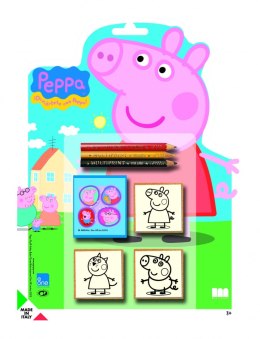 MULTIPRINT PEPPA PIG PIECZĄTKI BLISTER SHAPED 3 SZT.