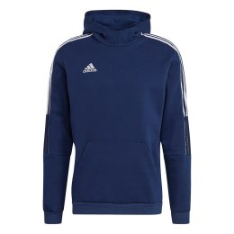 Bluza męska adidas Tiro 21 Sweat Hoody granatowa GH4464