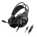 Genius GX GAMING HS-GX580U, słuchawki z mikrofonem, czarna, słuchawki, 50 mm przetworniki typ USB