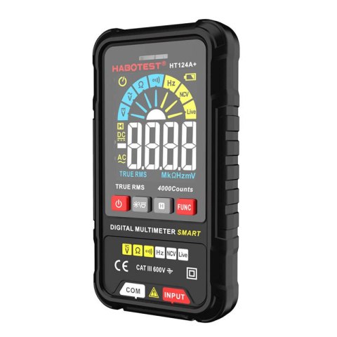 Cyfrowy multimetr uniwersalny Habotest HT124A+ Cyfrowy multimetr uniwersalny Habotest HT124A+
