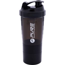 BIDON FITNESS SHAKER 500ML BLACK PURE 2 IMPROVE