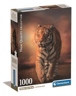 Puzzle 1000el. Compact HQ Tygrys | Clementoni