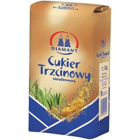 Cukier trzcinowy Diamant 1kg sypki