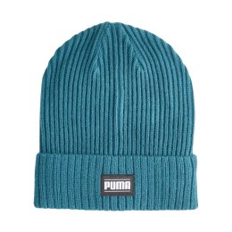 Czapka Puma Ribbed Classic Cuff Beanie turkusowa 024038 11