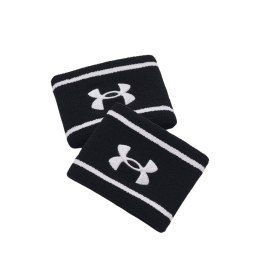 Frotki na nadgarstek Under Armour Striped Performance Terry WB 2 szt. czarne 1373119 001