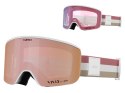 Gogle zimowe GIRO ELLA WHITE LX STRIPE (szyba VIVID ROSE GOLD 19-42% S2 + VIVID INFRARED 62% S1) (NEW 2024/2025)