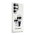 Karl Lagerfeld IML Glitter NFT Karl & Choupette - Etui Samsung Galaxy S23 Ultra (przezroczysty)