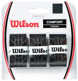 Owijka Wilson Profile Comfort Overgrip czarna 3szt WRZ4025BK