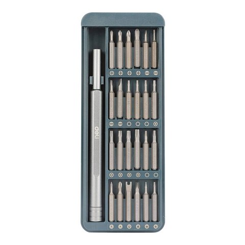 Zestaw wkrętaków precyzyjnych Deli Tools EDL241025, 25 el. Zestaw wkrętaków precyzyjnych Deli Tools EDL241025, 25 el.