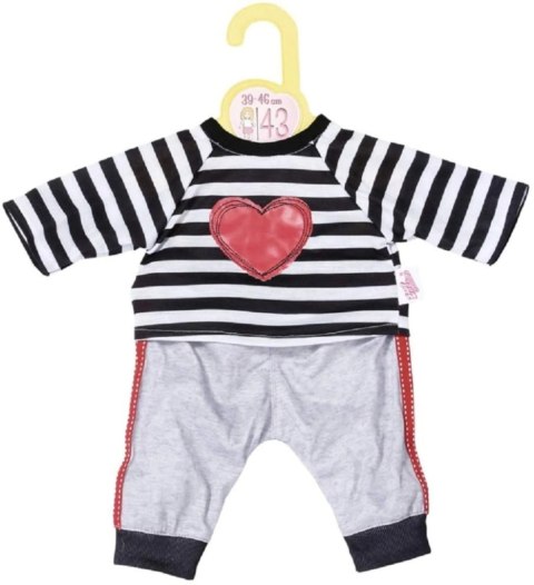 Dolly Moda Striped Joggingsuit, Heart 43 Dolly Moda Striped Joggingsuit, Heart 43