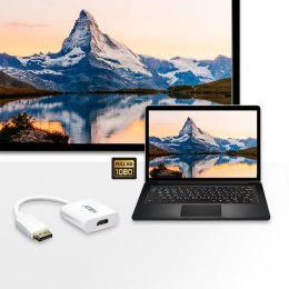 ATEN VC985 adapter kablowy DisplayPort HDMI Biały