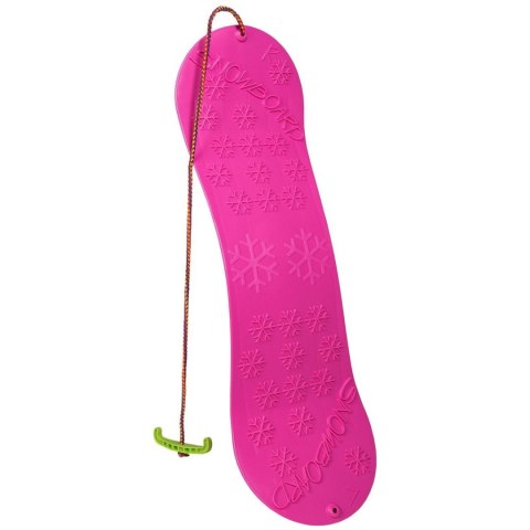 Snowboard Ślizgacz Ślizg Jabłuszko dla Dzieci MARMAT Pink 72 cm