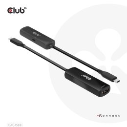 CLUB3D CAC-1588 adapter kablowy 0,17 m USB Type-C HDMI Czarny