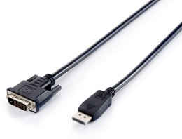 Equip 119336 adapter kablowy 2 m DisplayPort DVI-D Czarny