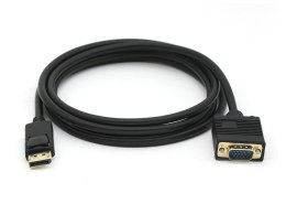 Equip 119338 adapter kablowy 2 m VGA (D-Sub) DisplayPort Czarny