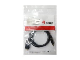 Equip 119390 adapter kablowy 2 m DisplayPort HDMI Czarny