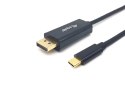 Equip 133426 adapter kablowy 1 m USB Type-C DisplayPort Szary