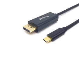 Equip 133427 adapter kablowy 2 m USB Type-C DisplayPort Szary