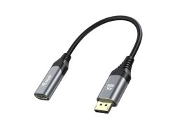 Equip 133445 adapter kablowy 0,15 m DisplayPort HDMI Czarny, Szary