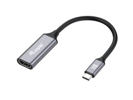 Equip 133491 adapter kablowy 0,15 m USB Type-C HDMI Czarny, Szary